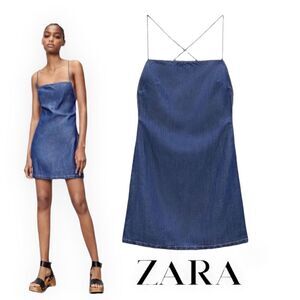 ZARA | Blue | RUSTIC DRESS